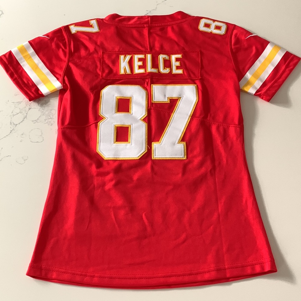 Travis Kelce Nike Women's Red Kansas City Chiefs Jersey